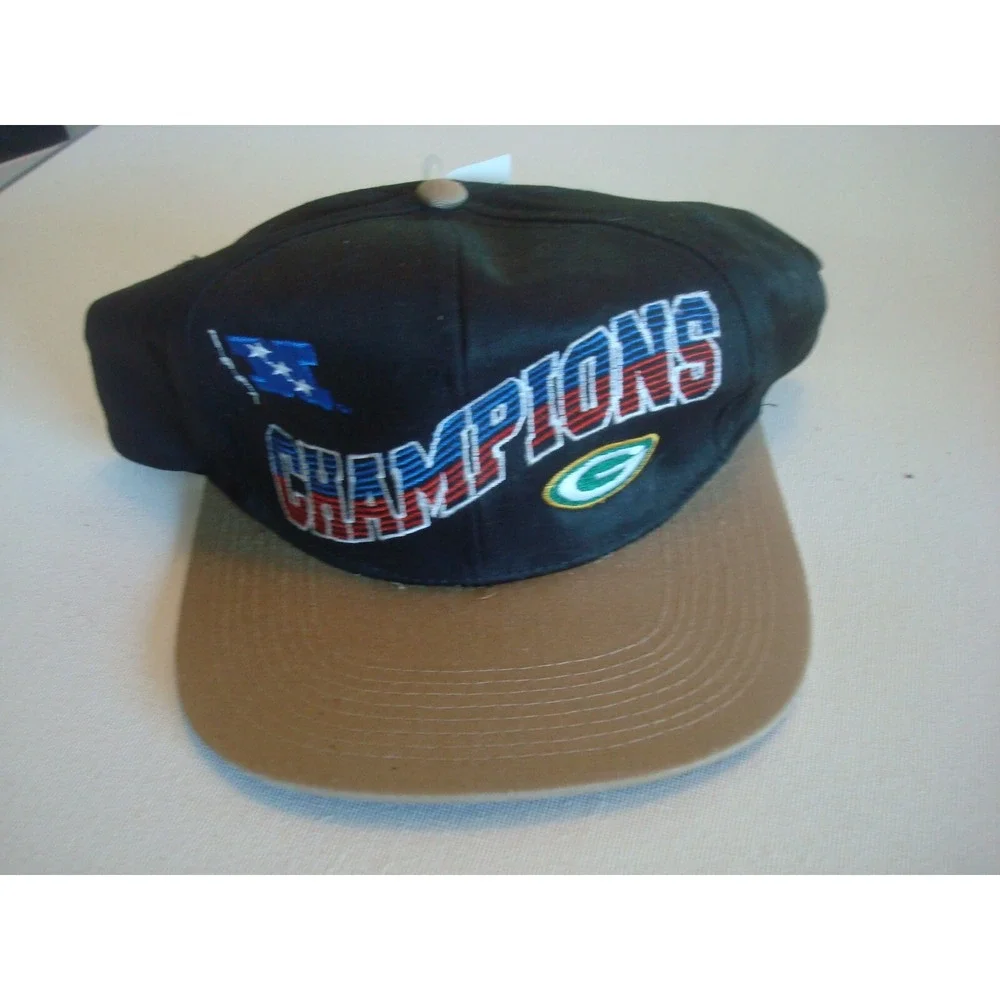PACKERS CHAMPIONS DREW PEARSON SNAPBACK DEADSTOCK HAT CAP VINTAGE P1